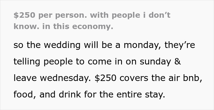 Couple’s Tacky Wedding Demands Spark Major Side-Eye Online