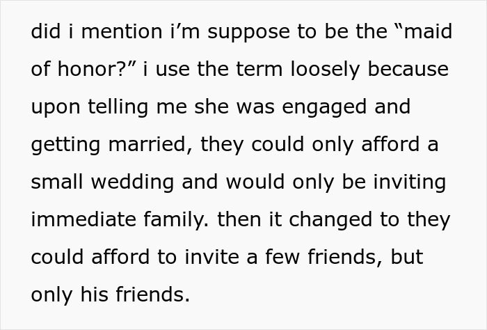 Couple’s Tacky Wedding Demands Spark Major Side-Eye Online