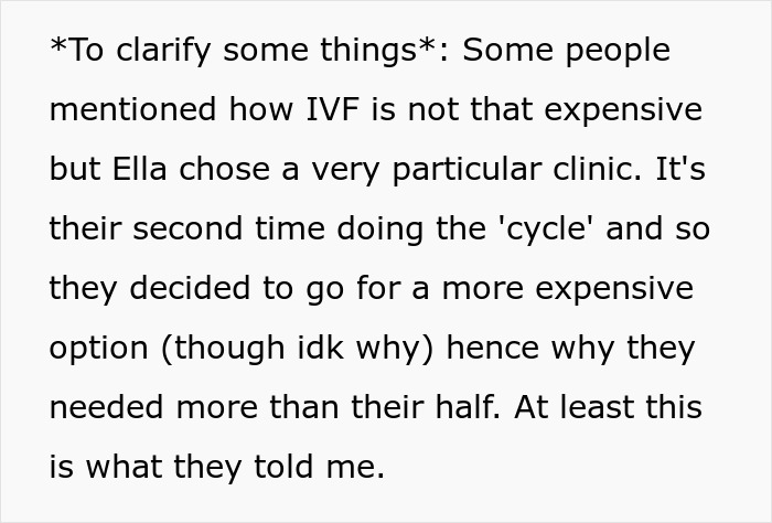 Woman Surprises Sis With Money For Her IVF Treatment, Called Selfish For Not Giving Her More