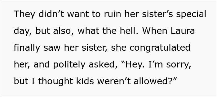 Bigoted Bride Makes Sure Autistic Nephew Isn’t At Wedding, Lies To Sis About It Being Kid-Free Event Bigoted Bride Makes Sure Autistic Nephew Isn’t At Wedding, Lies To Sis About It Being Kid-Free Event