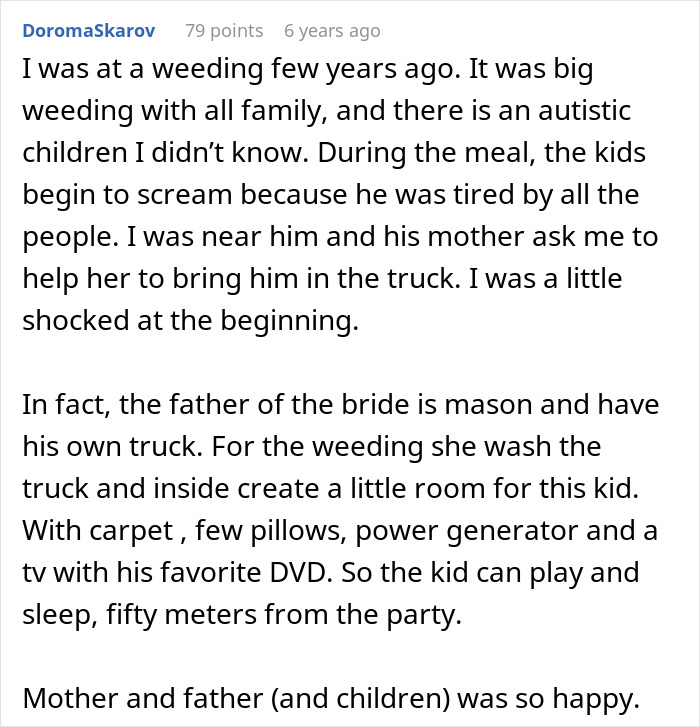 Bigoted Bride Makes Sure Autistic Nephew Isn’t At Wedding, Lies To Sis About It Being Kid-Free Event Bigoted Bride Makes Sure Autistic Nephew Isn’t At Wedding, Lies To Sis About It Being Kid-Free Event