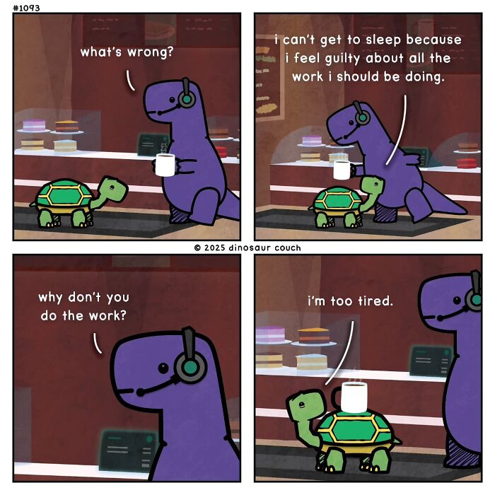 48 New “Dinosaur Couch” Comics Exploring Complex Emotions And Mental Health 48 New “Dinosaur Couch” Comics Exploring Complex Emotions And Mental Health