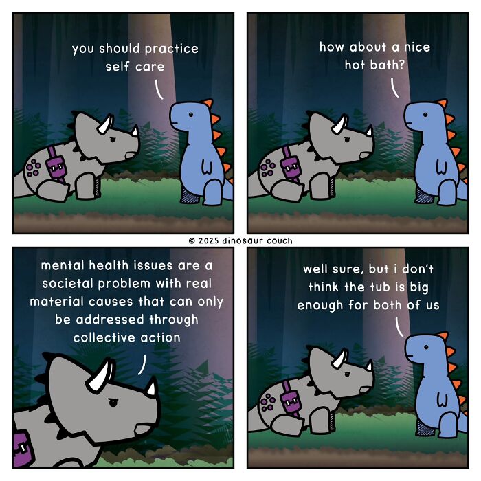 48 New “Dinosaur Couch” Comics Exploring Complex Emotions And Mental Health 48 New “Dinosaur Couch” Comics Exploring Complex Emotions And Mental Health