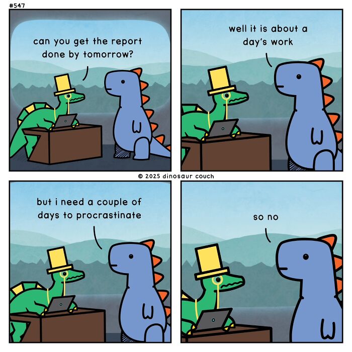 48 New “Dinosaur Couch” Comics Exploring Complex Emotions And Mental Health 48 New “Dinosaur Couch” Comics Exploring Complex Emotions And Mental Health