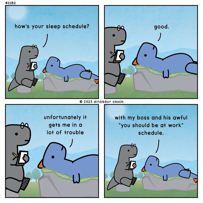 48 New “Dinosaur Couch” Comics Exploring Complex Emotions And Mental Health 48 New “Dinosaur Couch” Comics Exploring Complex Emotions And Mental Health