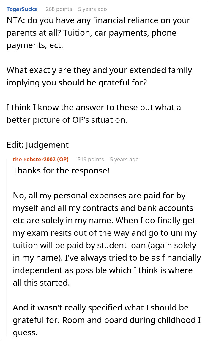 Cruel Parents Let Spoiled Daughter Ruin Son’s Life, Have The Nerve To Ask He Pay Her Rent To Them