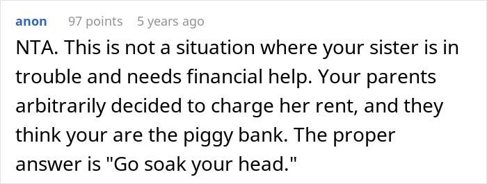 Cruel Parents Let Spoiled Daughter Ruin Son’s Life, Have The Nerve To Ask He Pay Her Rent To Them