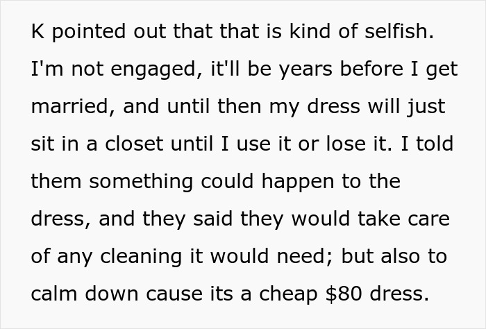 Woman Refuses To Lend Dream Wedding Dress To Friend, Shocked When They Start Spreading Lies