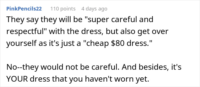 Woman Refuses To Lend Dream Wedding Dress To Friend, Shocked When They Start Spreading Lies