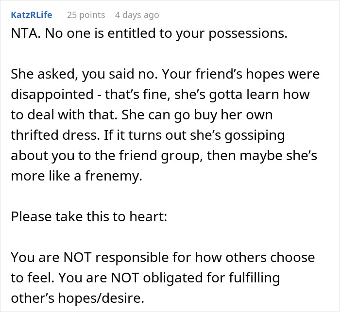 Woman Refuses To Lend Dream Wedding Dress To Friend, Shocked When They Start Spreading Lies