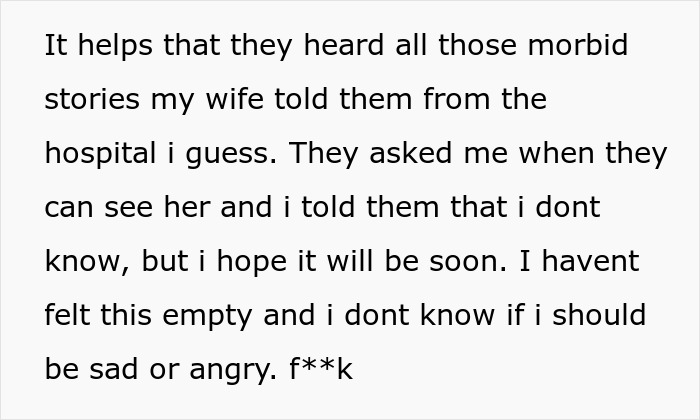 Guy At A Loss After Wife Leaves Him And His Kids, She Ends Up With A Shocking Diagnosis