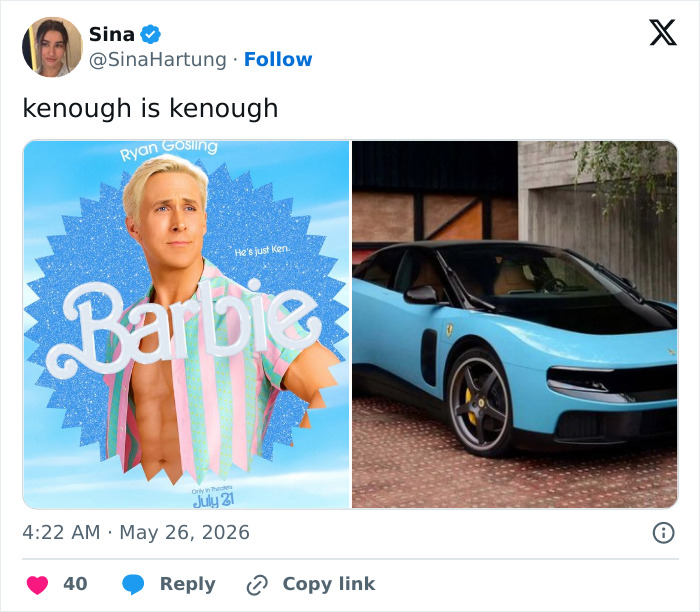 Ferrari’s First Fully Electric Car Gets Brutally Roasted Online With A Barrage Of Memes: “Vacuum Cleaner”