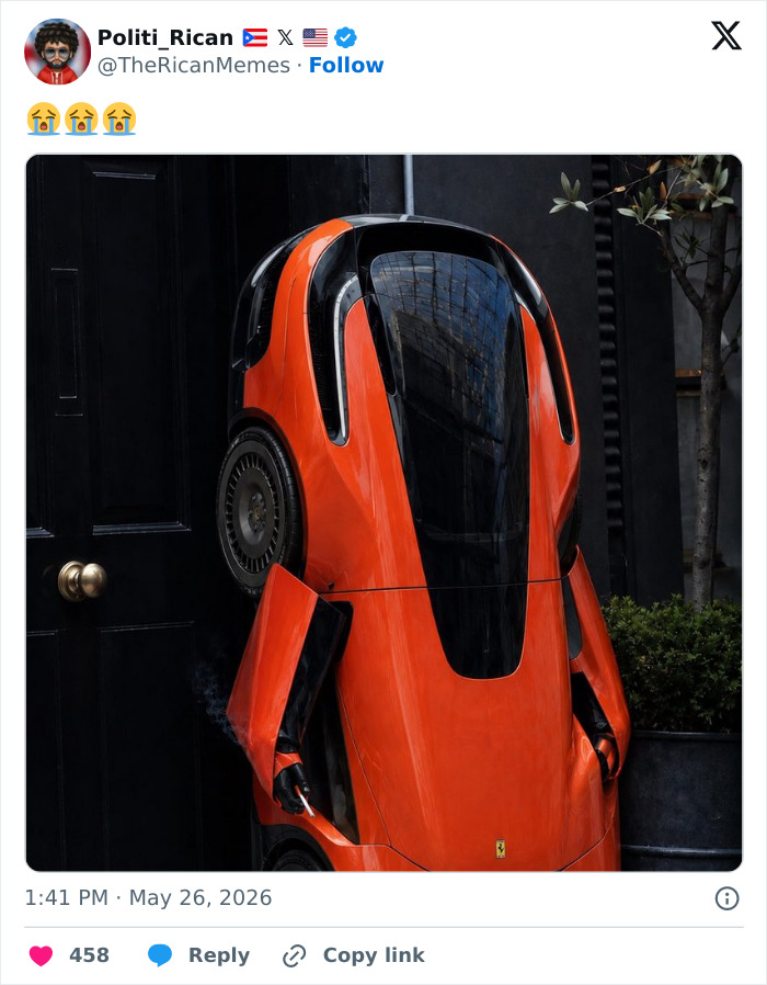 Ferrari’s First Fully Electric Car Gets Brutally Roasted Online With A Barrage Of Memes: “Vacuum Cleaner”