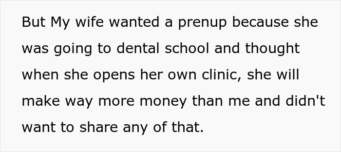 Wife Demands Prenup To Protect Her Income, Hubby Offers Her An 8% Interest Loan When She Needs Help Wife Demands Prenup To Protect Her Income, Hubby Offers Her An 8% Interest Loan When She Needs Help