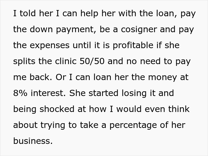 Wife Demands Prenup To Protect Her Income, Hubby Offers Her An 8% Interest Loan When She Needs Help Wife Demands Prenup To Protect Her Income, Hubby Offers Her An 8% Interest Loan When She Needs Help