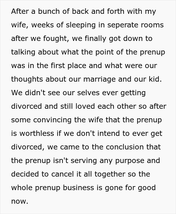 Wife Demands Prenup To Protect Her Income, Hubby Offers Her An 8% Interest Loan When She Needs Help Wife Demands Prenup To Protect Her Income, Hubby Offers Her An 8% Interest Loan When She Needs Help