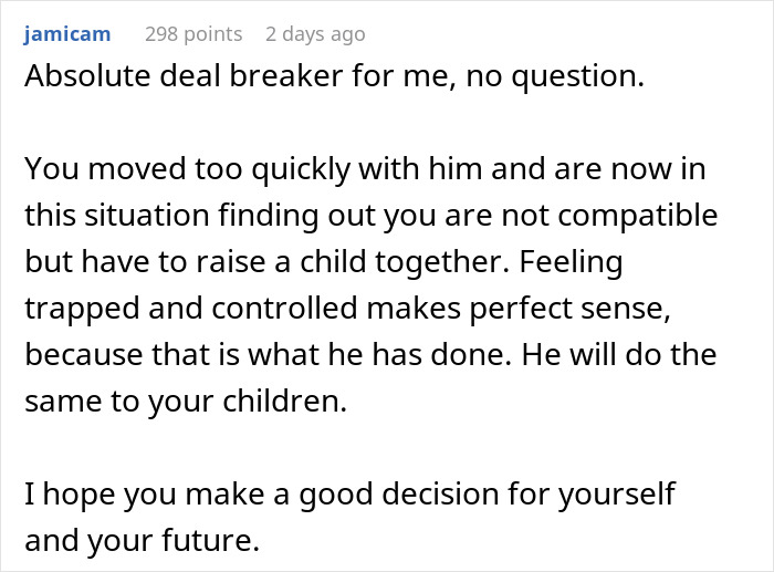 Guy Says GF Must “Submit” To Being A SAHM With Traditional Values, She Feels Lost And Trapped Guy Says GF Must “Submit” To Being A SAHM With Traditional Values, She Feels Lost And Trapped