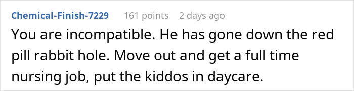Guy Says GF Must “Submit” To Being A SAHM With Traditional Values, She Feels Lost And Trapped Guy Says GF Must “Submit” To Being A SAHM With Traditional Values, She Feels Lost And Trapped