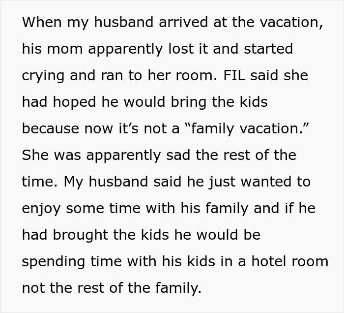 Woman Refuses Stressful Family Vacation While Pregnant, MIL Claims She’s Tearing Family Apart Woman Refuses Stressful Family Vacation While Pregnant, MIL Claims She’s Tearing Family Apart