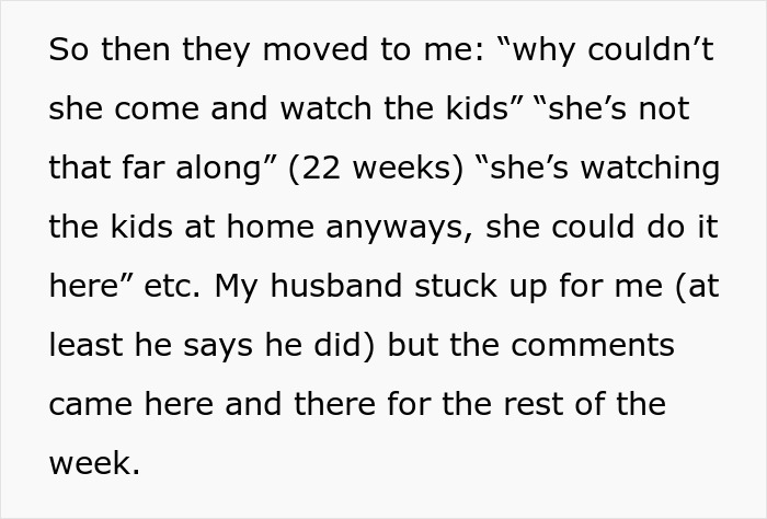 Woman Refuses Stressful Family Vacation While Pregnant, MIL Claims She’s Tearing Family Apart Woman Refuses Stressful Family Vacation While Pregnant, MIL Claims She’s Tearing Family Apart