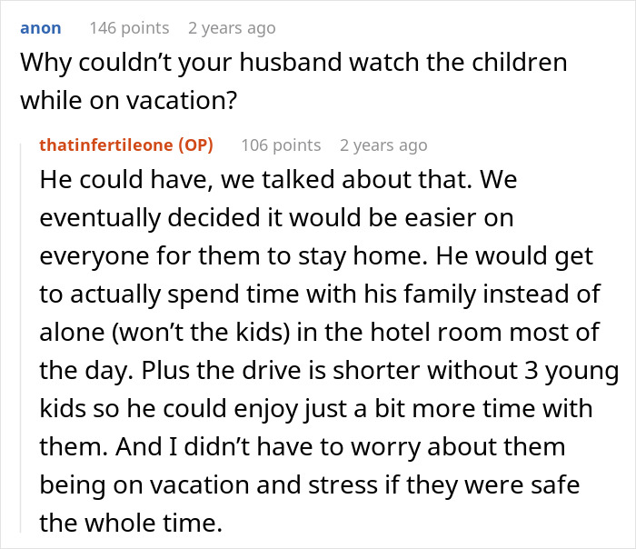 Woman Refuses Stressful Family Vacation While Pregnant, MIL Claims She’s Tearing Family Apart Woman Refuses Stressful Family Vacation While Pregnant, MIL Claims She’s Tearing Family Apart