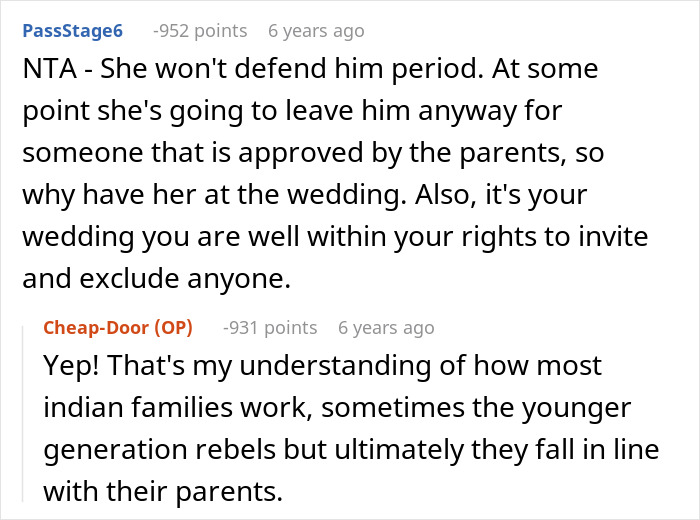 Man Tells Brother&rsquo;s GF She&rsquo;s Banned From All Family Events, His Reason Leaves Her Speechless