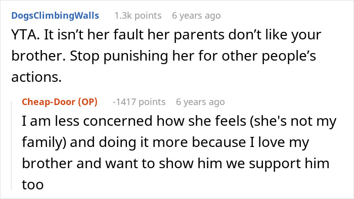 Man Tells Brother&rsquo;s GF She&rsquo;s Banned From All Family Events, His Reason Leaves Her Speechless