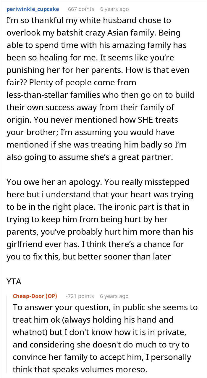 Man Tells Brother&rsquo;s GF She&rsquo;s Banned From All Family Events, His Reason Leaves Her Speechless