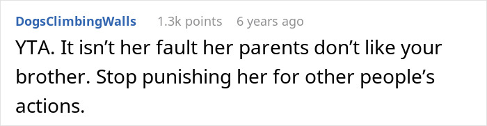 Man Tells Brother&rsquo;s GF She&rsquo;s Banned From All Family Events, His Reason Leaves Her Speechless
