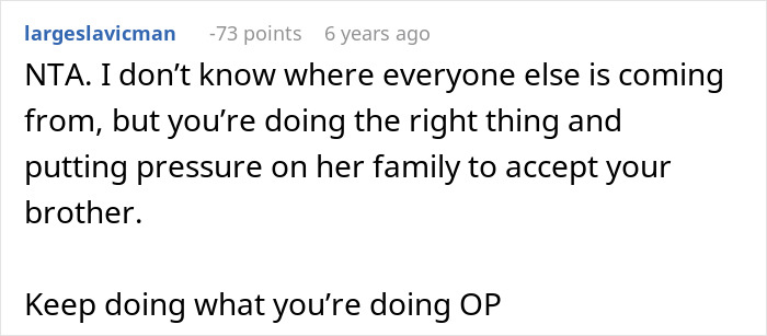 Man Tells Brother&rsquo;s GF She&rsquo;s Banned From All Family Events, His Reason Leaves Her Speechless