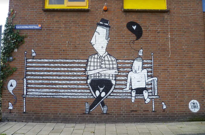 43 Black-And-White Murals By Alex Senna That Turn City Walls Into Stories 43 Black-And-White Murals By Alex Senna That Turn City Walls Into Stories