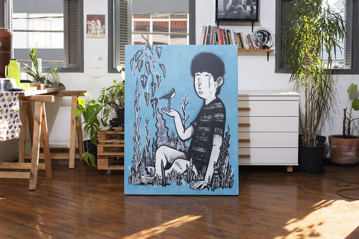 43 Black-And-White Murals By Alex Senna That Turn City Walls Into Stories 43 Black-And-White Murals By Alex Senna That Turn City Walls Into Stories