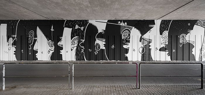 43 Black-And-White Murals By Alex Senna That Turn City Walls Into Stories 43 Black-And-White Murals By Alex Senna That Turn City Walls Into Stories