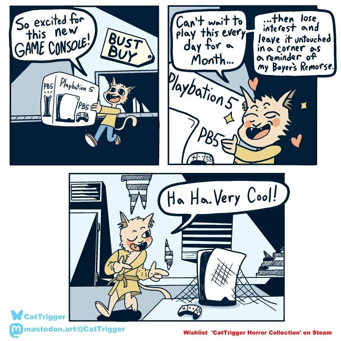 30 Hilariously Twisted Comics With Unexpected Endings By “Cat Trigger” (New Pics) 30 Hilariously Twisted Comics With Unexpected Endings By “Cat Trigger” (New Pics)