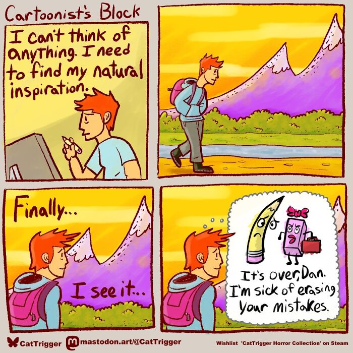 30 Hilariously Twisted Comics With Unexpected Endings By “Cat Trigger” (New Pics) 30 Hilariously Twisted Comics With Unexpected Endings By “Cat Trigger” (New Pics)