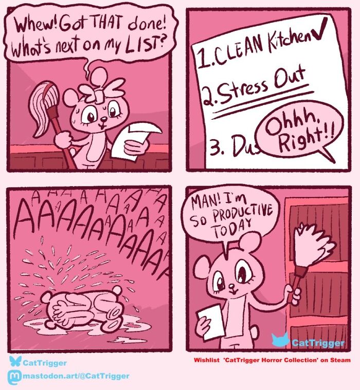 30 Hilariously Twisted Comics With Unexpected Endings By “Cat Trigger” (New Pics) 30 Hilariously Twisted Comics With Unexpected Endings By “Cat Trigger” (New Pics)