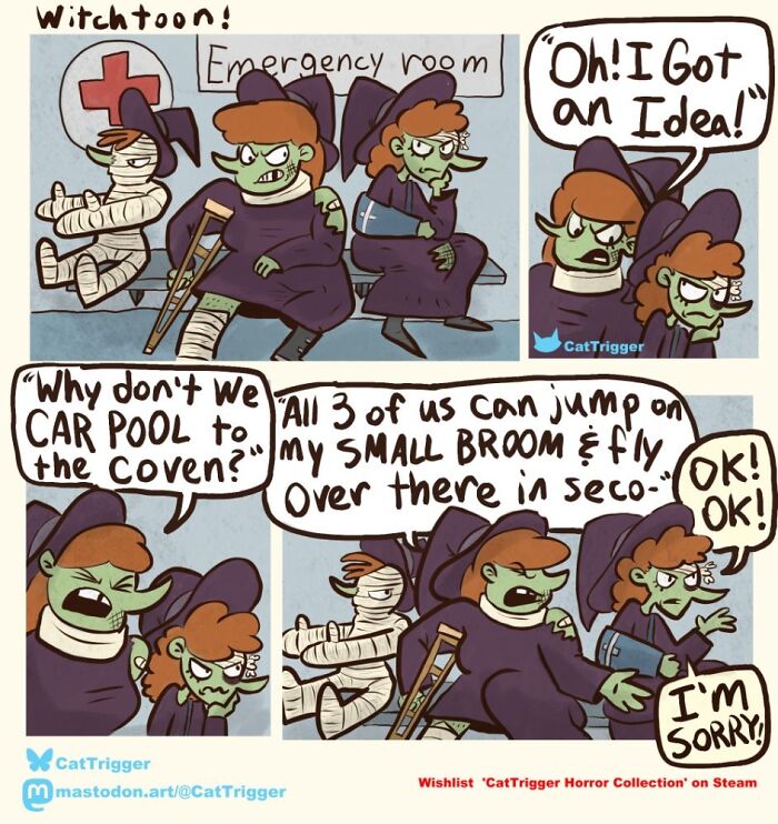 30 Hilariously Twisted Comics With Unexpected Endings By “Cat Trigger” (New Pics) 30 Hilariously Twisted Comics With Unexpected Endings By “Cat Trigger” (New Pics)