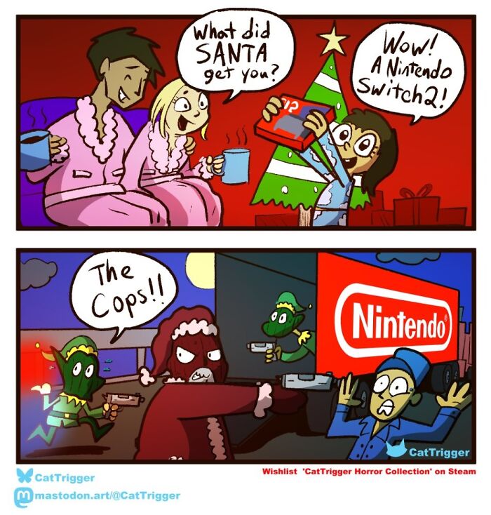 30 Hilariously Twisted Comics With Unexpected Endings By “Cat Trigger” (New Pics) 30 Hilariously Twisted Comics With Unexpected Endings By “Cat Trigger” (New Pics)