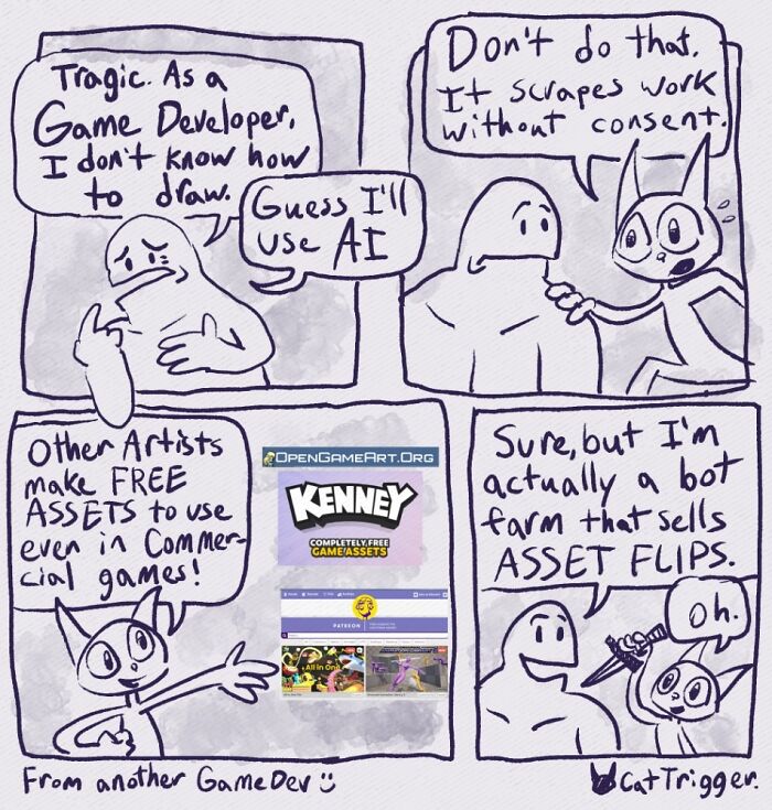 30 Hilariously Twisted Comics With Unexpected Endings By “Cat Trigger” (New Pics) 30 Hilariously Twisted Comics With Unexpected Endings By “Cat Trigger” (New Pics)