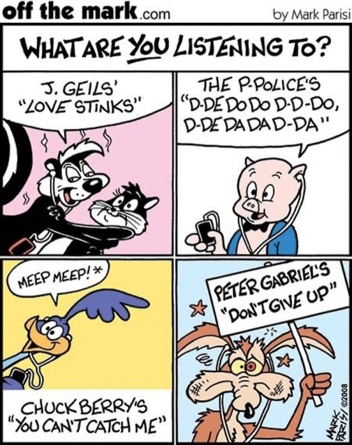 Cartoonist Mark Parisi Turns Music References Into Clever Comics (21 Pics) Cartoonist Mark Parisi Turns Music References Into Clever Comics (21 Pics)