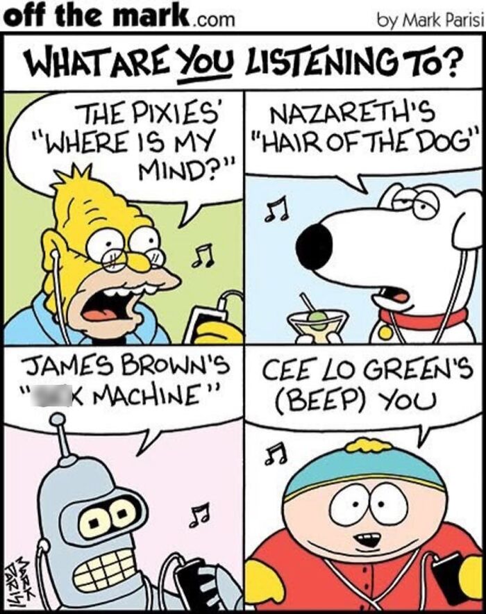 Cartoonist Mark Parisi Turns Music References Into Clever Comics (21 Pics) Cartoonist Mark Parisi Turns Music References Into Clever Comics (21 Pics)