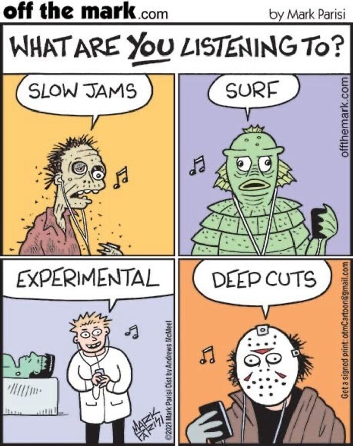 Cartoonist Mark Parisi Turns Music References Into Clever Comics (21 Pics) Cartoonist Mark Parisi Turns Music References Into Clever Comics (21 Pics)