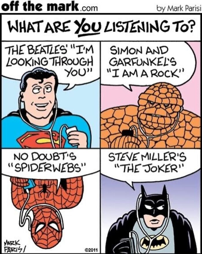 Cartoonist Mark Parisi Turns Music References Into Clever Comics (21 Pics) Cartoonist Mark Parisi Turns Music References Into Clever Comics (21 Pics)