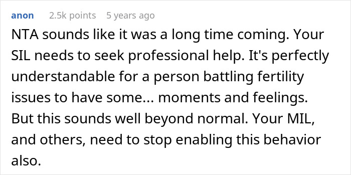 SIL Can’t Take Infertile Couple’s Whining Anymore, Snubs Them As They Show Up At 5 AM To Harass Her SIL Can’t Take Infertile Couple’s Whining Anymore, Snubs Them As They Show Up At 5 AM To Harass Her