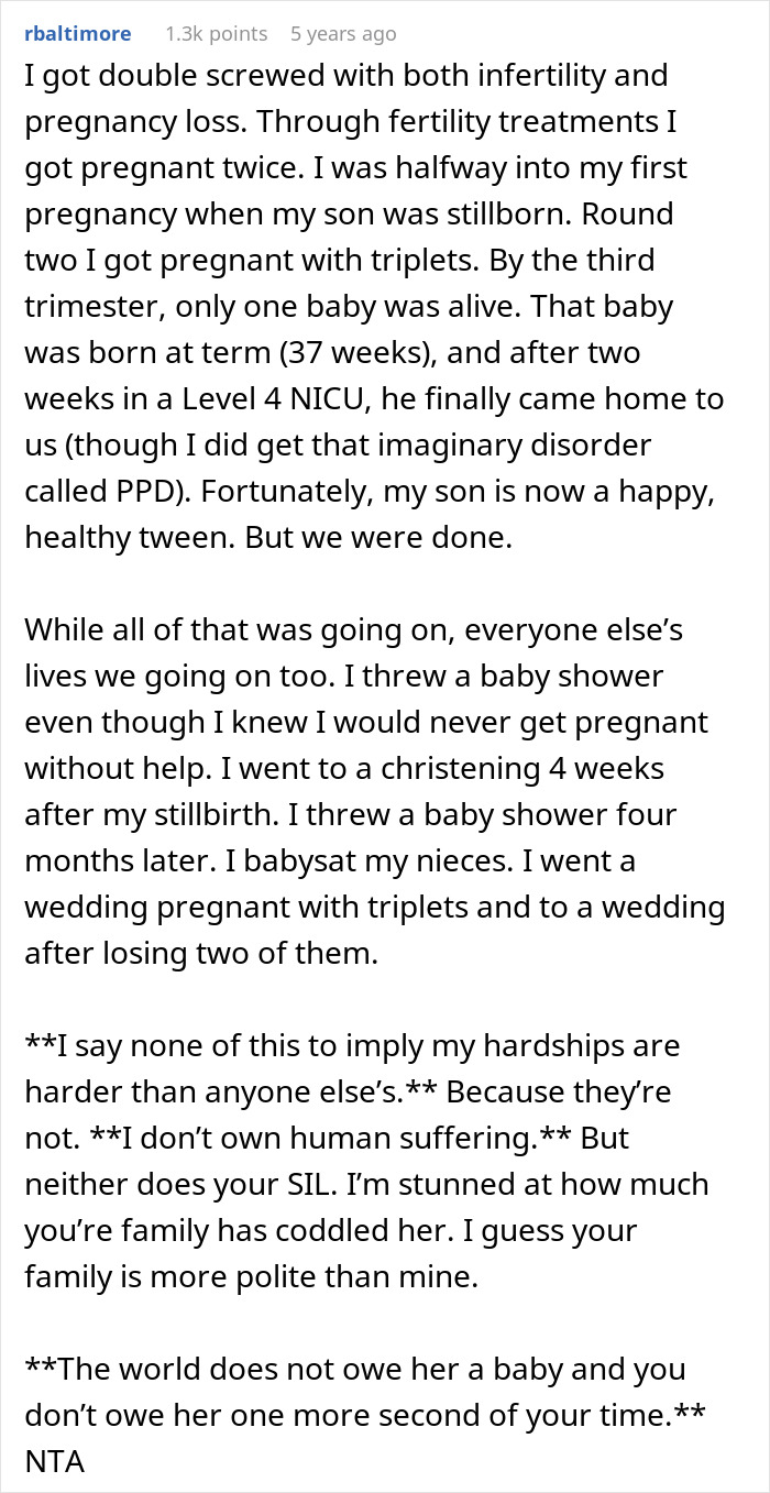 SIL Can’t Take Infertile Couple’s Whining Anymore, Snubs Them As They Show Up At 5 AM To Harass Her SIL Can’t Take Infertile Couple’s Whining Anymore, Snubs Them As They Show Up At 5 AM To Harass Her