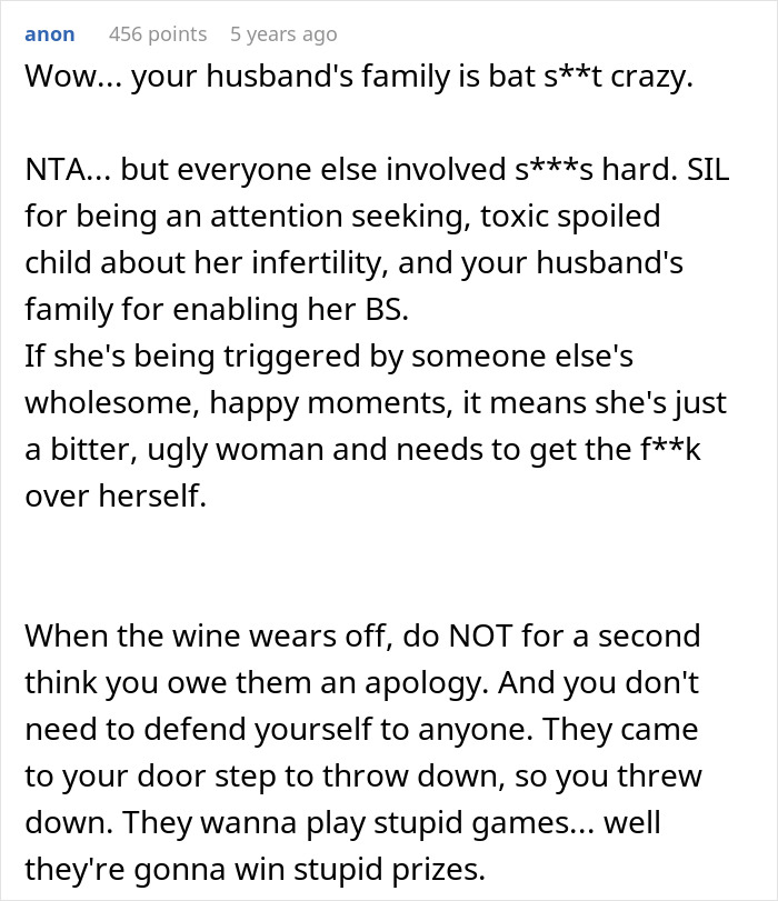 SIL Can’t Take Infertile Couple’s Whining Anymore, Snubs Them As They Show Up At 5 AM To Harass Her SIL Can’t Take Infertile Couple’s Whining Anymore, Snubs Them As They Show Up At 5 AM To Harass Her