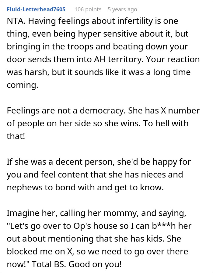 SIL Can’t Take Infertile Couple’s Whining Anymore, Snubs Them As They Show Up At 5 AM To Harass Her SIL Can’t Take Infertile Couple’s Whining Anymore, Snubs Them As They Show Up At 5 AM To Harass Her