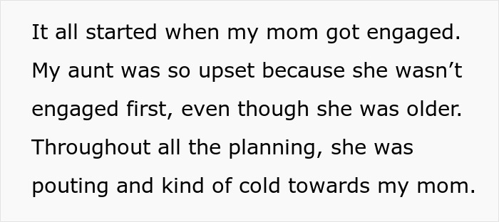 Woman Cries At Sister’s Wedding Out Of Jealousy, Mom Tells Bride To Be “Less Happy” During Event Woman Cries At Sister’s Wedding Out Of Jealousy, Mom Tells Bride To Be “Less Happy” During Event