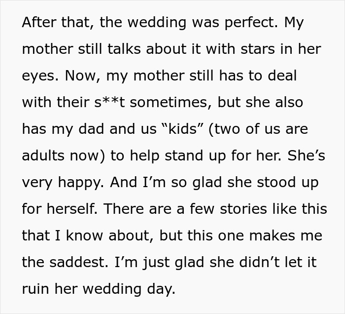 Woman Cries At Sister’s Wedding Out Of Jealousy, Mom Tells Bride To Be “Less Happy” During Event Woman Cries At Sister’s Wedding Out Of Jealousy, Mom Tells Bride To Be “Less Happy” During Event