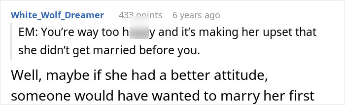 Woman Cries At Sister’s Wedding Out Of Jealousy, Mom Tells Bride To Be “Less Happy” During Event Woman Cries At Sister’s Wedding Out Of Jealousy, Mom Tells Bride To Be “Less Happy” During Event